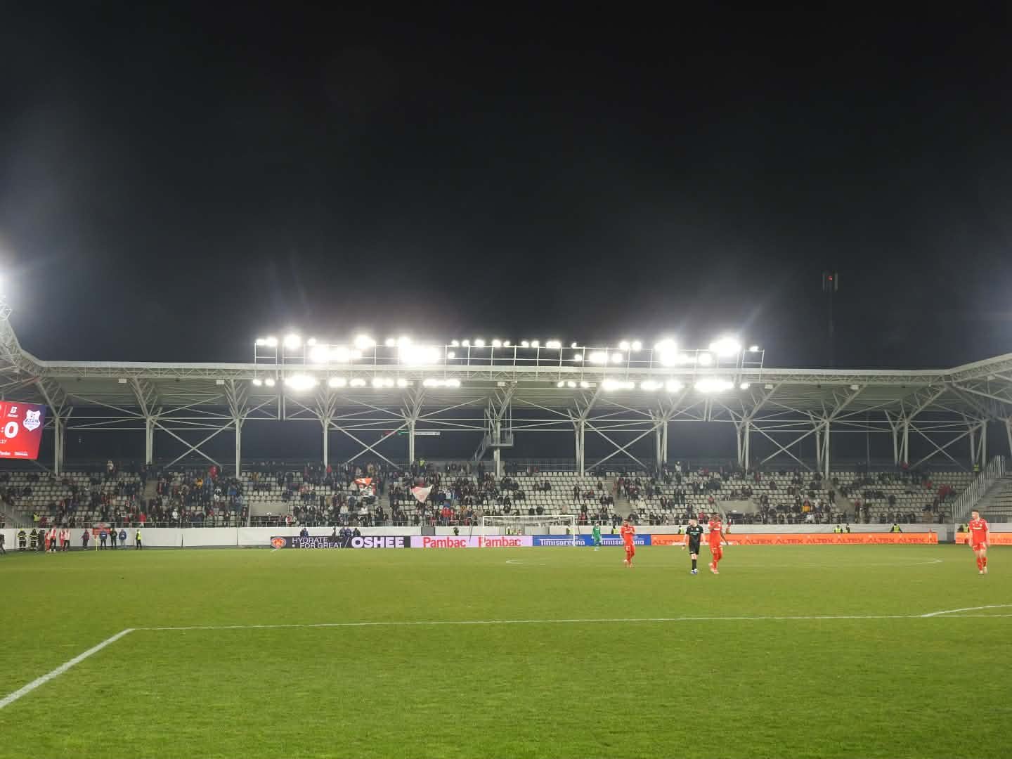 PCH, după ce ultrașii au părăsit stadionul Arcul de Triumf. Foto: Fanatik.