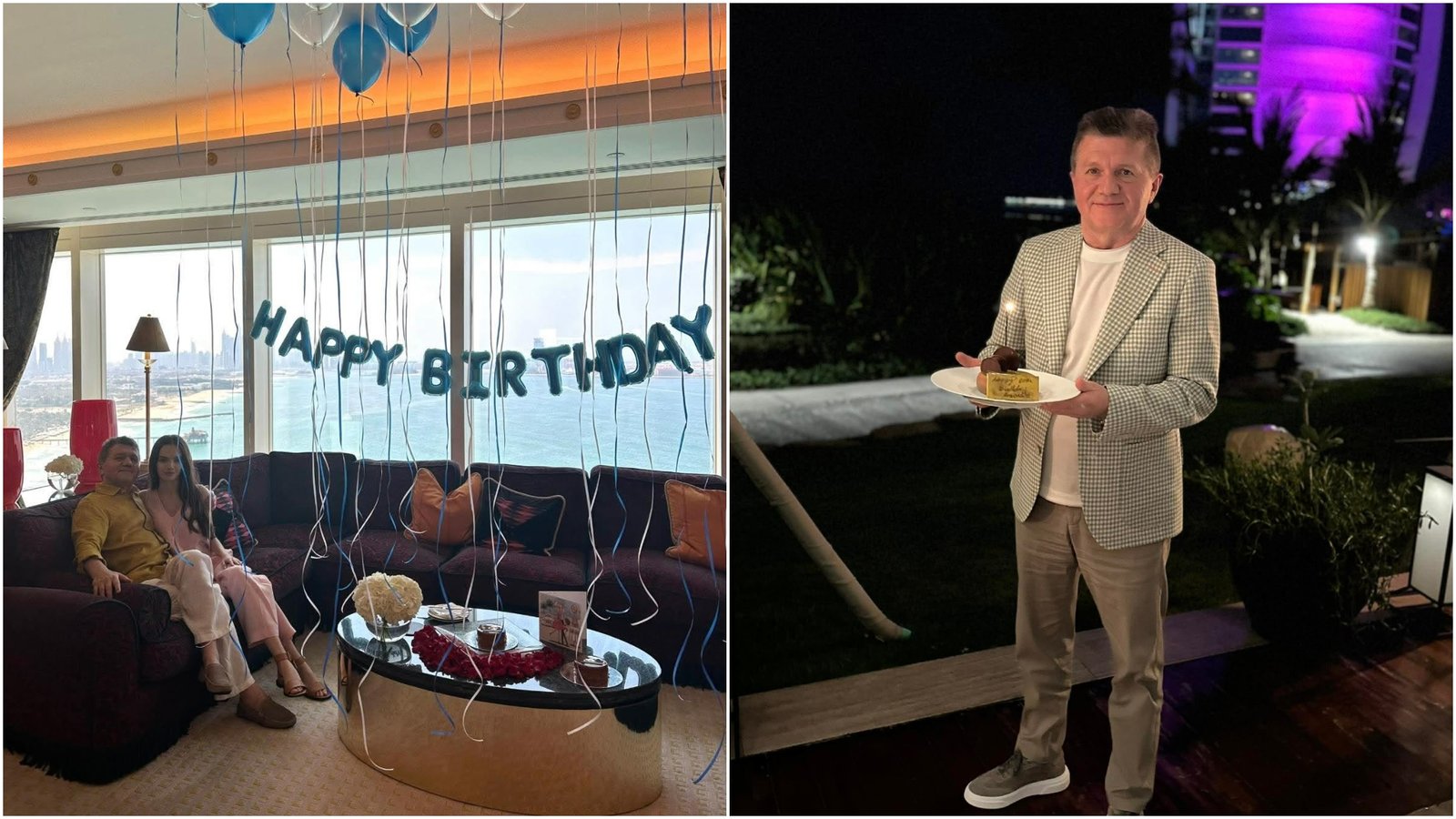 Arcadie Zaporojanu și-a petrecut ziua de naștere la Dubai, fiind blocat din cauza conflictului